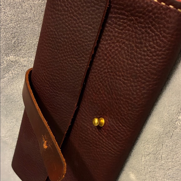Burgundy KMM & Co Women’s Full-Grain Leather Kodiak Wallet - Picture 6 of 12